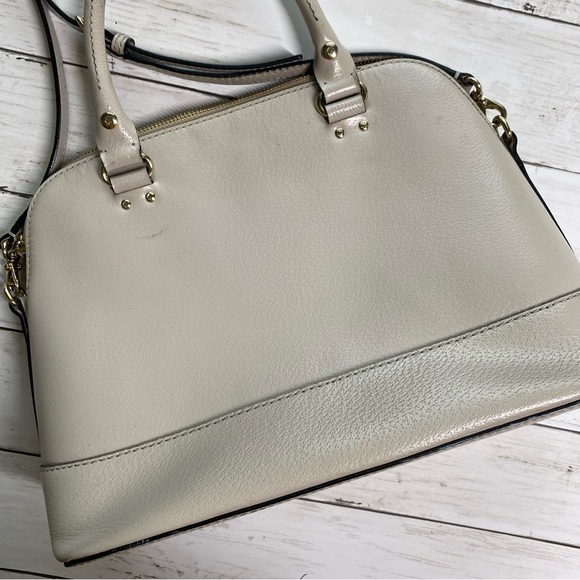 Kate Spade Bowling Satchel in Cream - Picture 11 of 11